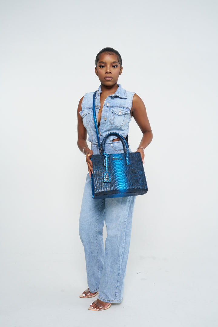 Snakeskin Tote Bag for Sale Online | Leather Handbag for Women