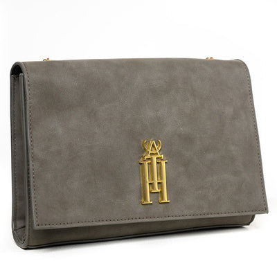 Grey Leather Bag